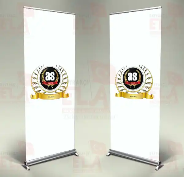 As Parti Banner Roll Up