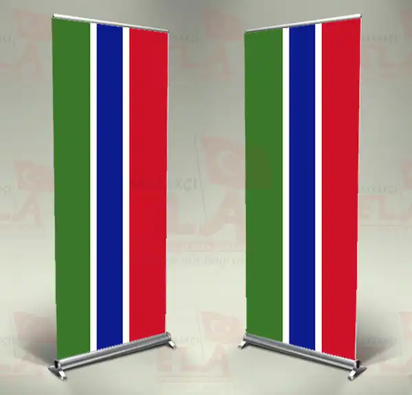 Gambiya Banner Roll Up