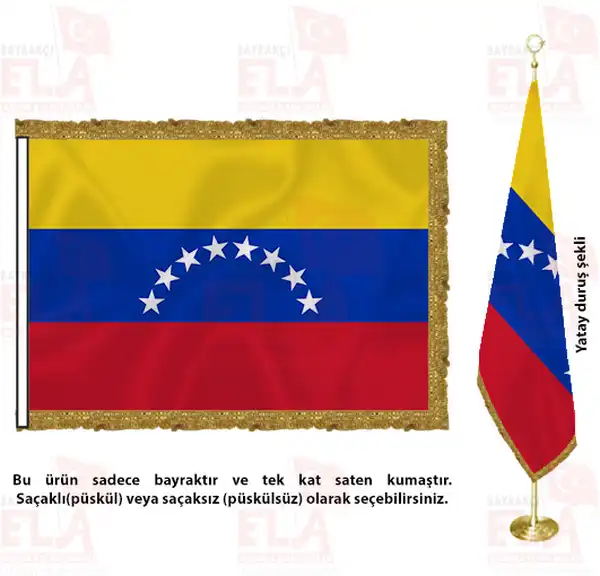 Venezuela Saten Makam Flamas