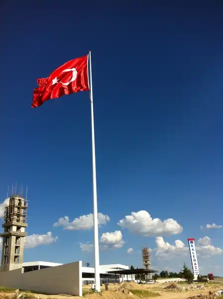 10 Metre Sabit Makaral Metal Bayrak Direi retimi ve sat