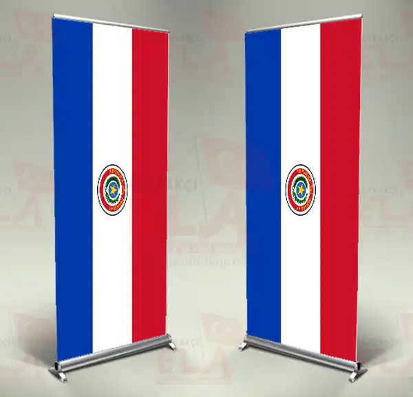 Paraguay Banner Roll Up