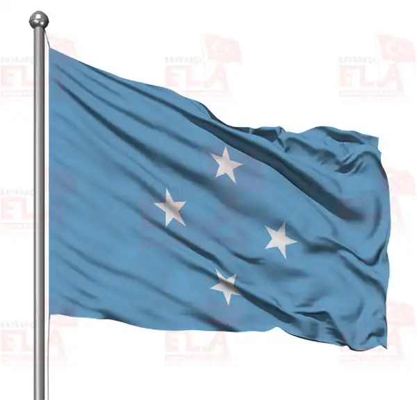 Mikronezya Gnder Flamas ve Bayraklar