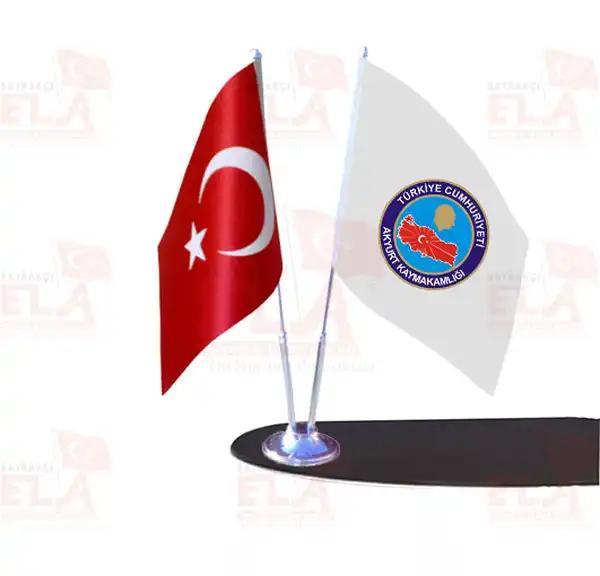 Ankara Akyurt Kaymakaml Masa Bayrak