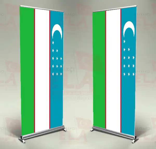 zbekistan Banner Roll Up
