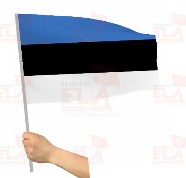 Estonya Sopal Bayrak ve Flamalar