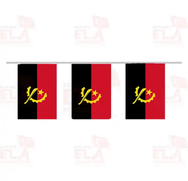 Angola pe Dizili Flamalar ve Bayraklar