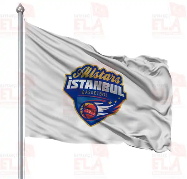 Allstars stanbul Basketbol Gnder Flamas ve Bayraklar