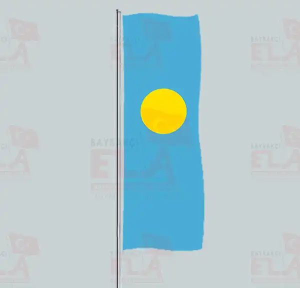 Palau Yatay ekilen Flamalar ve Bayraklar