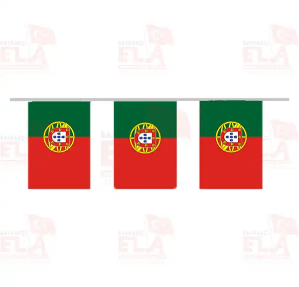 Portekiz pe Dizili Flamalar ve Bayraklar