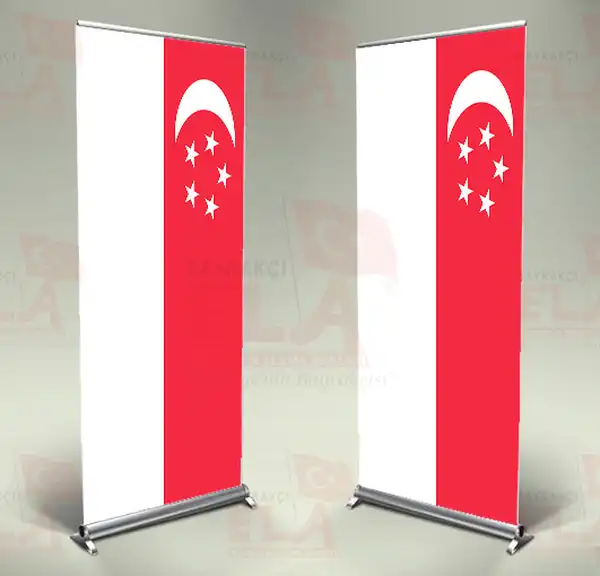 Singapur Banner Roll Up