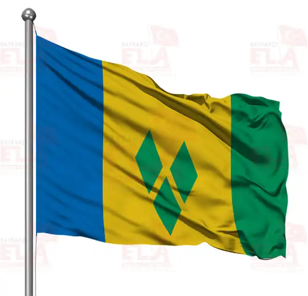 Saint Vincent ve Grenadinler Gnder Flamas ve Bayraklar