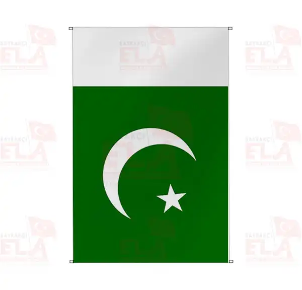 Pakistan Bina Boyu Flamalar ve Bayraklar