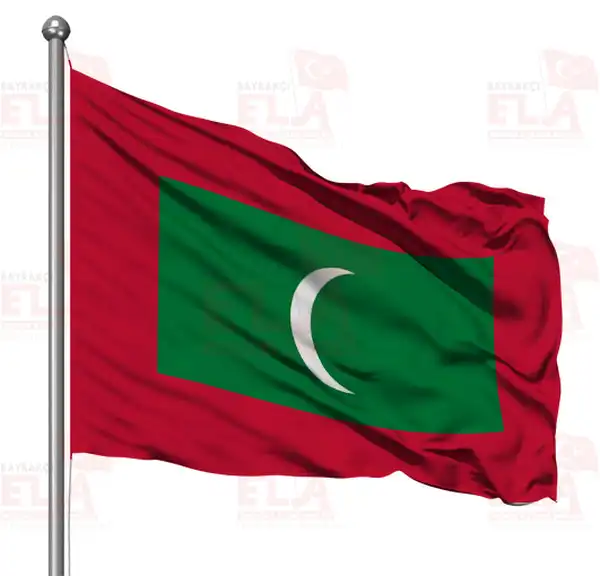 Maldivler Gnder Flamas ve Bayraklar