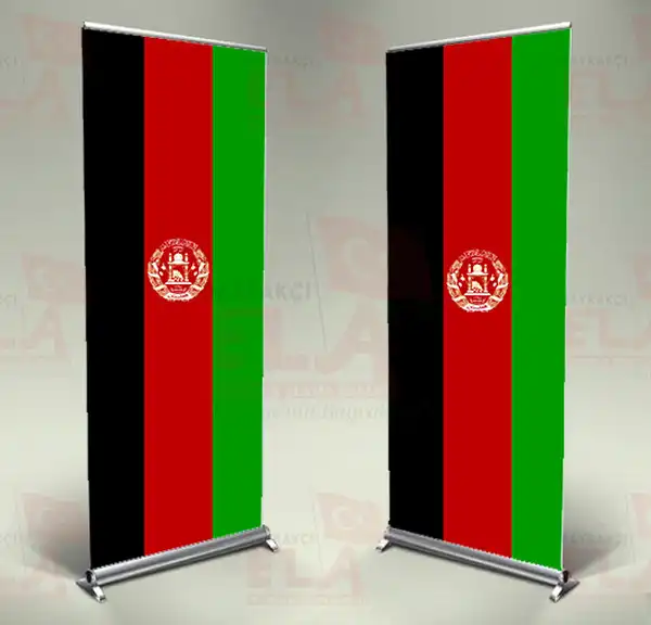 Afganistan Banner Roll Up
