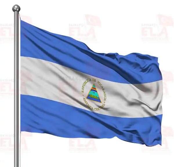 Nikaragua Gnder Flamas ve Bayraklar