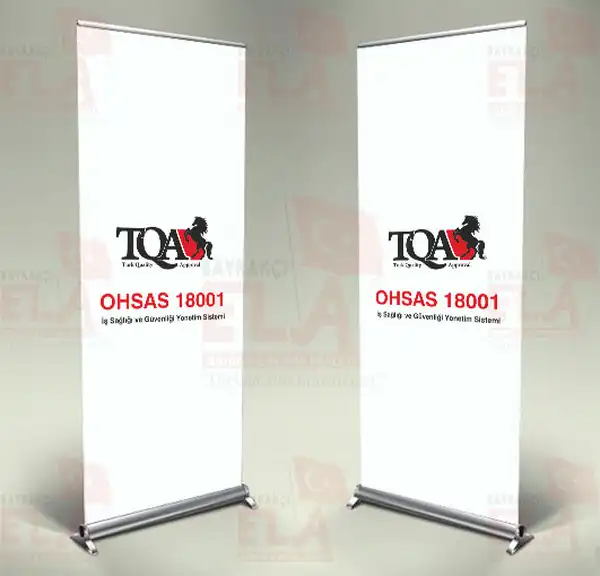 TQA OHSAS 18001 Banner Roll Up