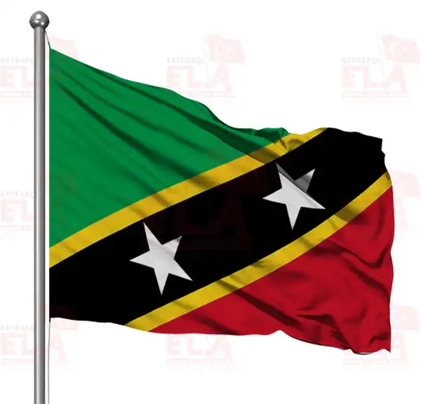 Saint Kitts ve Nevis Gnder Flamas ve Bayraklar