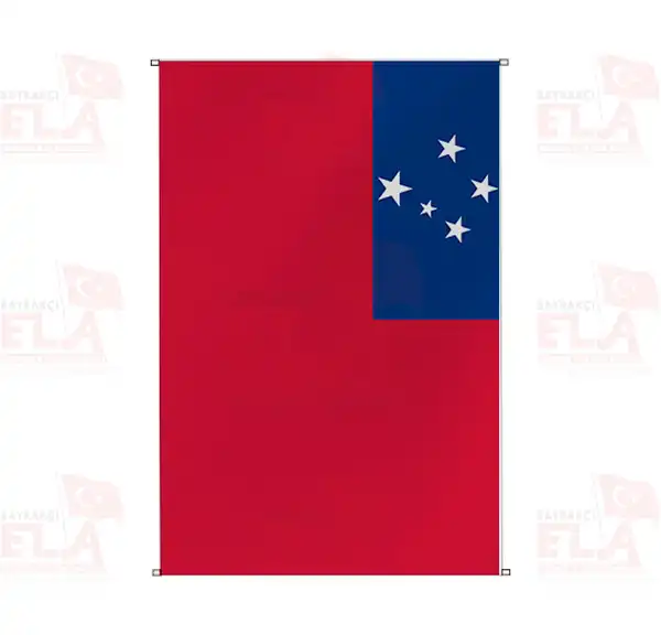 Samoa Bina Boyu Flamalar ve Bayraklar