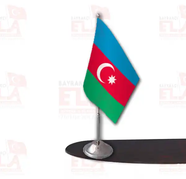 Azerbaycan Tekli Masa Bayra