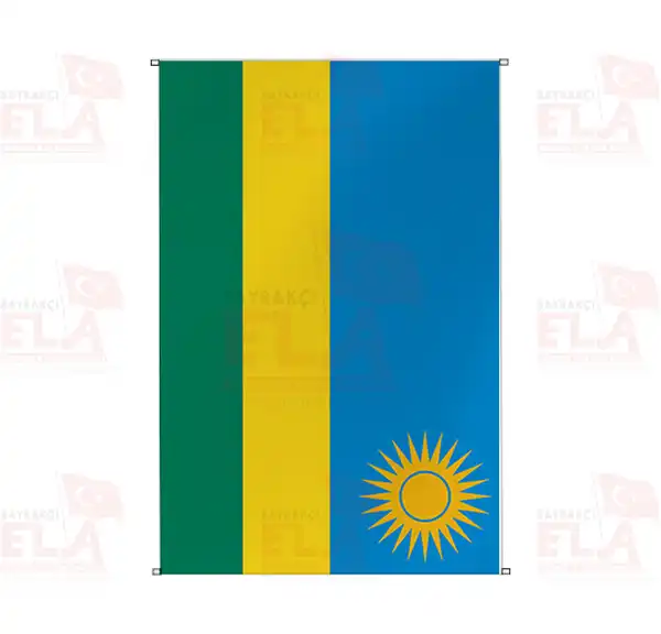 Ruanda Bina Boyu Flamalar ve Bayraklar