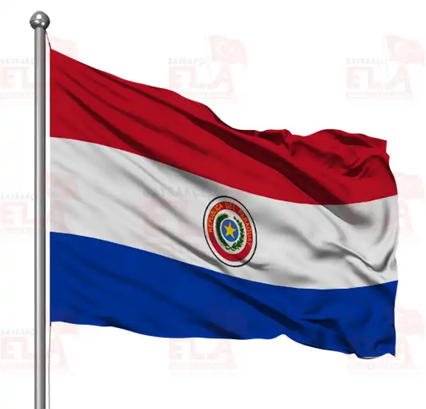 Paraguay Gnder Flamas ve Bayraklar
