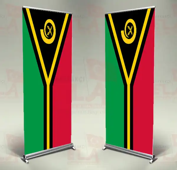 Vanuatu Banner Roll Up