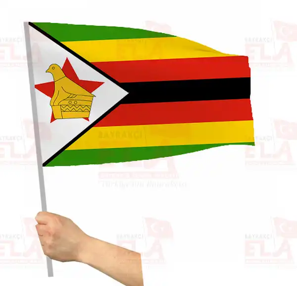 Zimbabve Sopal Bayrak ve Flamalar