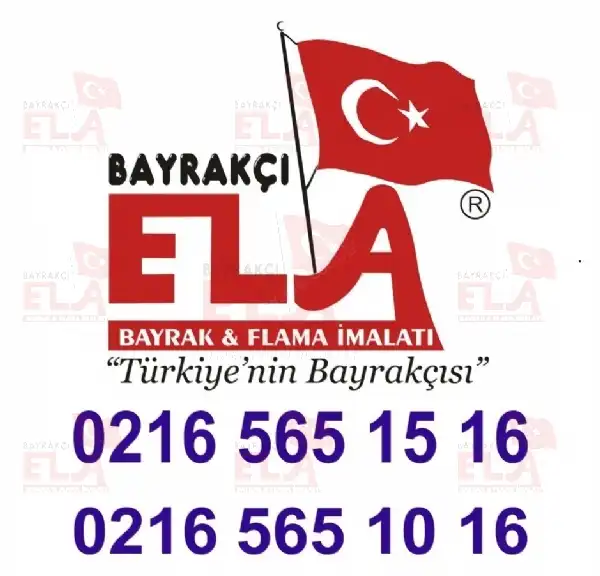 Belkonak Bayrak Bayrak imalat ve sat afi Dijital Bask