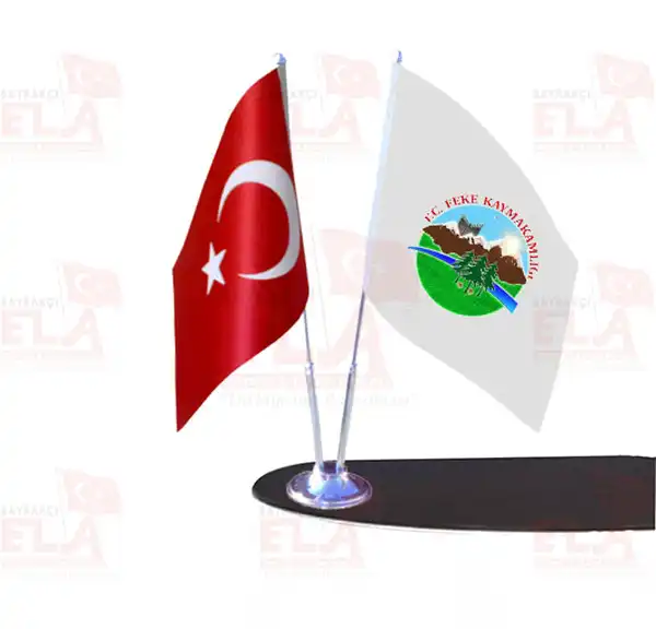 Adana Feke Kaymakaml Masa Bayrak