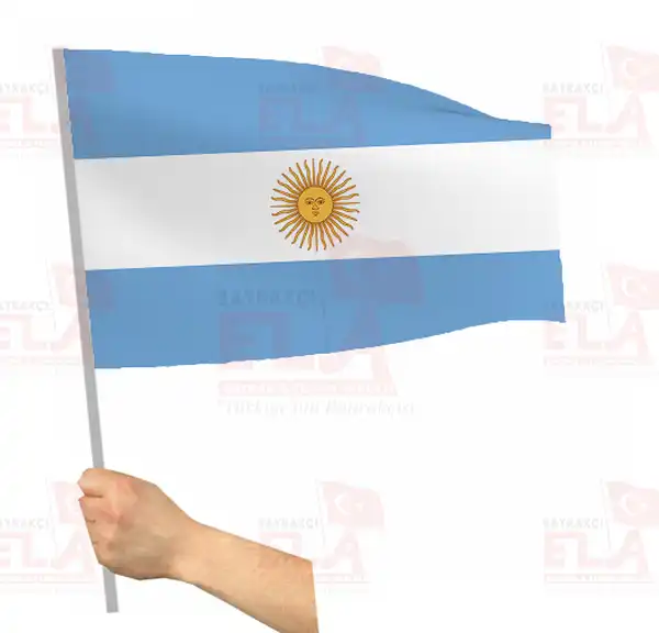 Arjantin Sopal Bayrak ve Flamalar