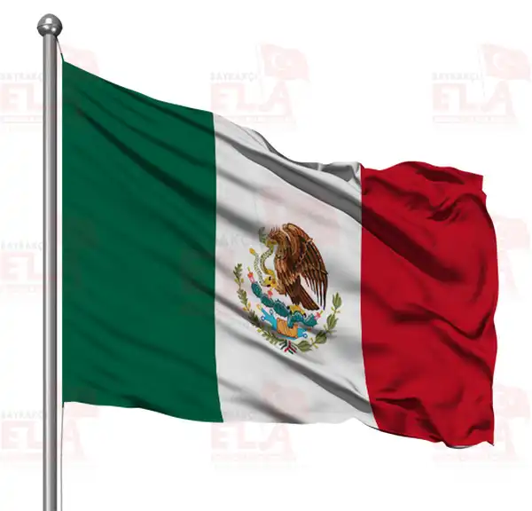Meksika Gnder Flamas ve Bayraklar