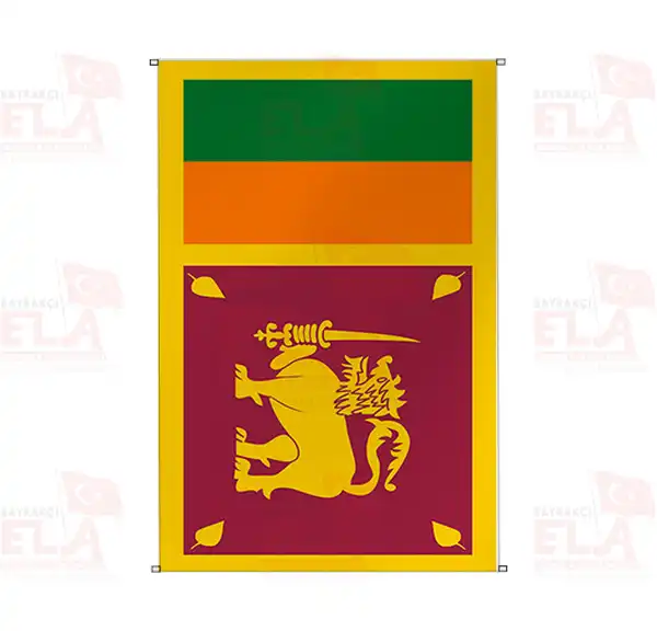 Sri Lanka Bina Boyu Flamalar ve Bayraklar