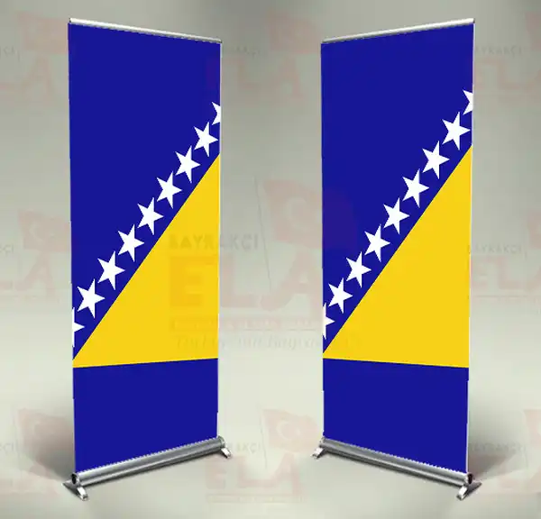 Bosna-Hersek Banner Roll Up