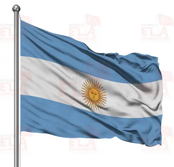 Arjantin Gnder Flamas ve Bayraklar