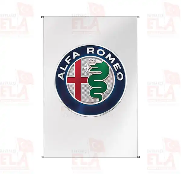 Alfa Romeo Bina Boyu Flamalar ve Bayraklar