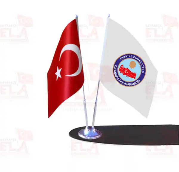 Adana Tufanbeyli Kaymakaml Masa Bayrak