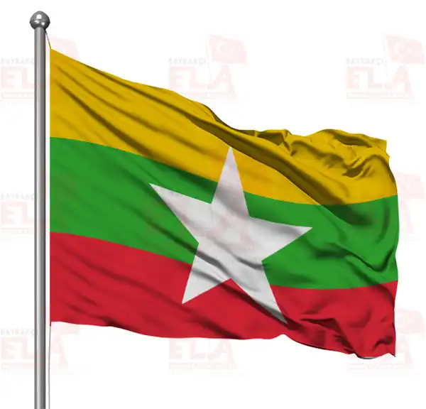 Myanmar Gnder Flamas ve Bayraklar