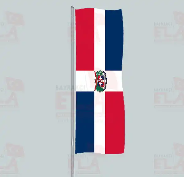 Dominik Cumhuriyeti Yatay ekilen Flamalar ve Bayraklar