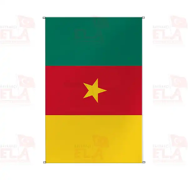 Kamerun Bina Boyu Flamalar ve Bayraklar