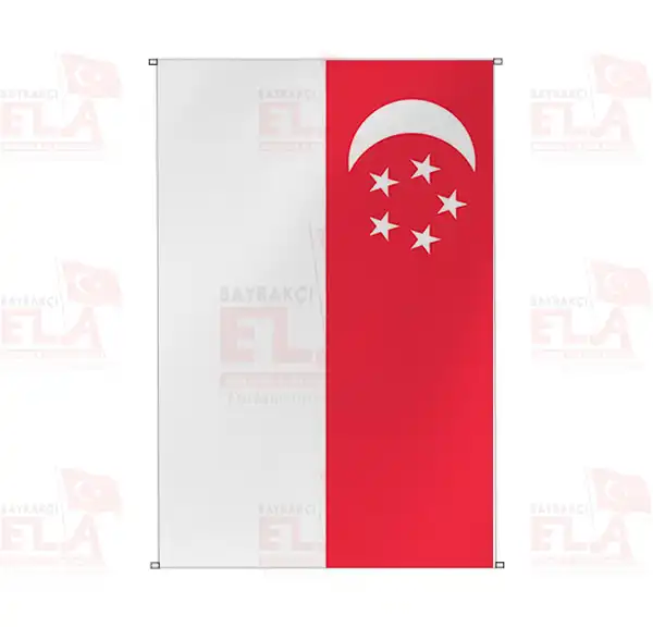 Singapur Bina Boyu Flamalar ve Bayraklar