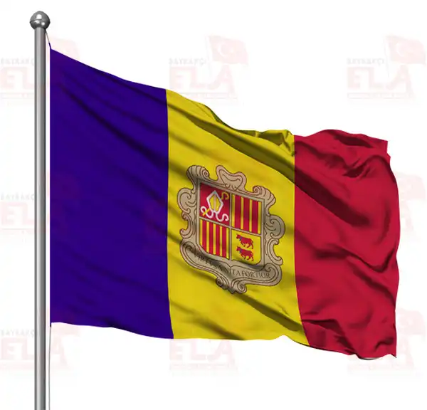 Andorra Gnder Flamas ve Bayraklar