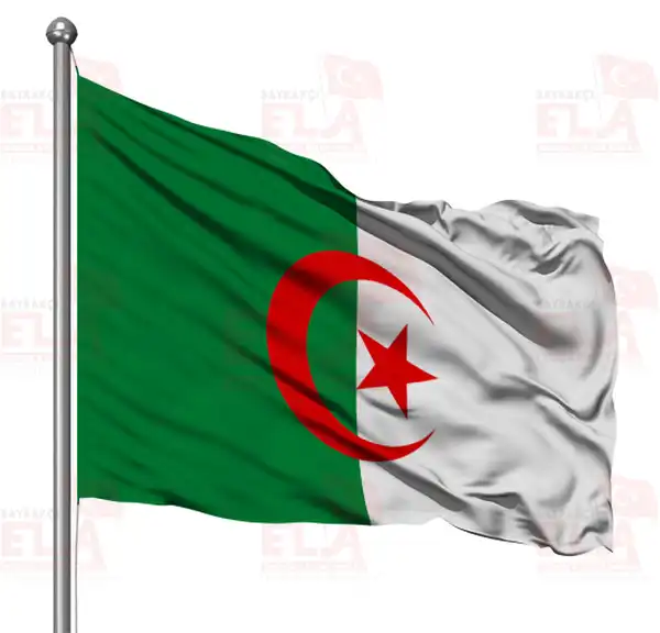 Cezayir Gnder Flamas ve Bayraklar