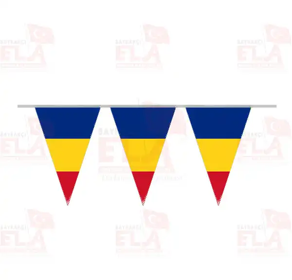 Romanya gen Bayrak ve Flamalar