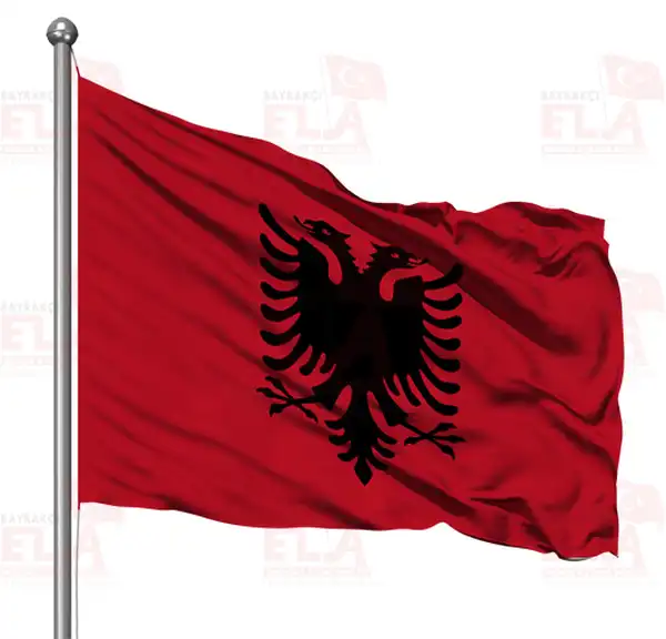 Arnavutluk Gnder Flamas ve Bayraklar