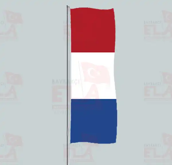 Hollanda Yatay ekilen Flamalar ve Bayraklar