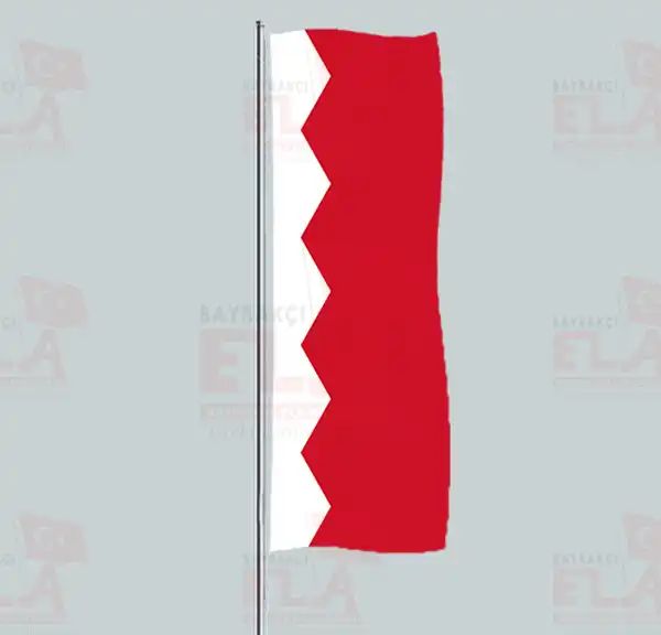 Bahreyn Yatay ekilen Flamalar ve Bayraklar