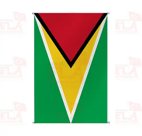 Guyana Bina Boyu Flamalar ve Bayraklar