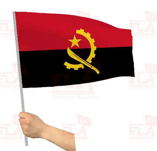 Angola Sopal Bayrak ve Flamalar