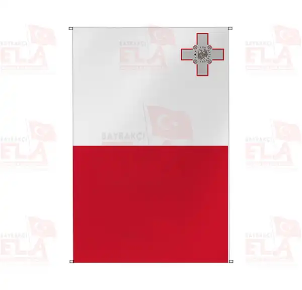 Malta Bina Boyu Flamalar ve Bayraklar