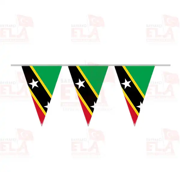 Saint Kitts ve Nevis gen Bayrak ve Flamalar